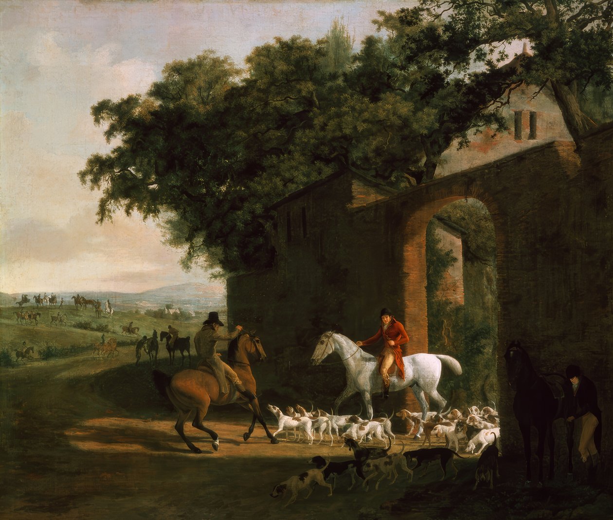 Metsästykseen lähteminen tekijältä Jacques Laurent Agasse