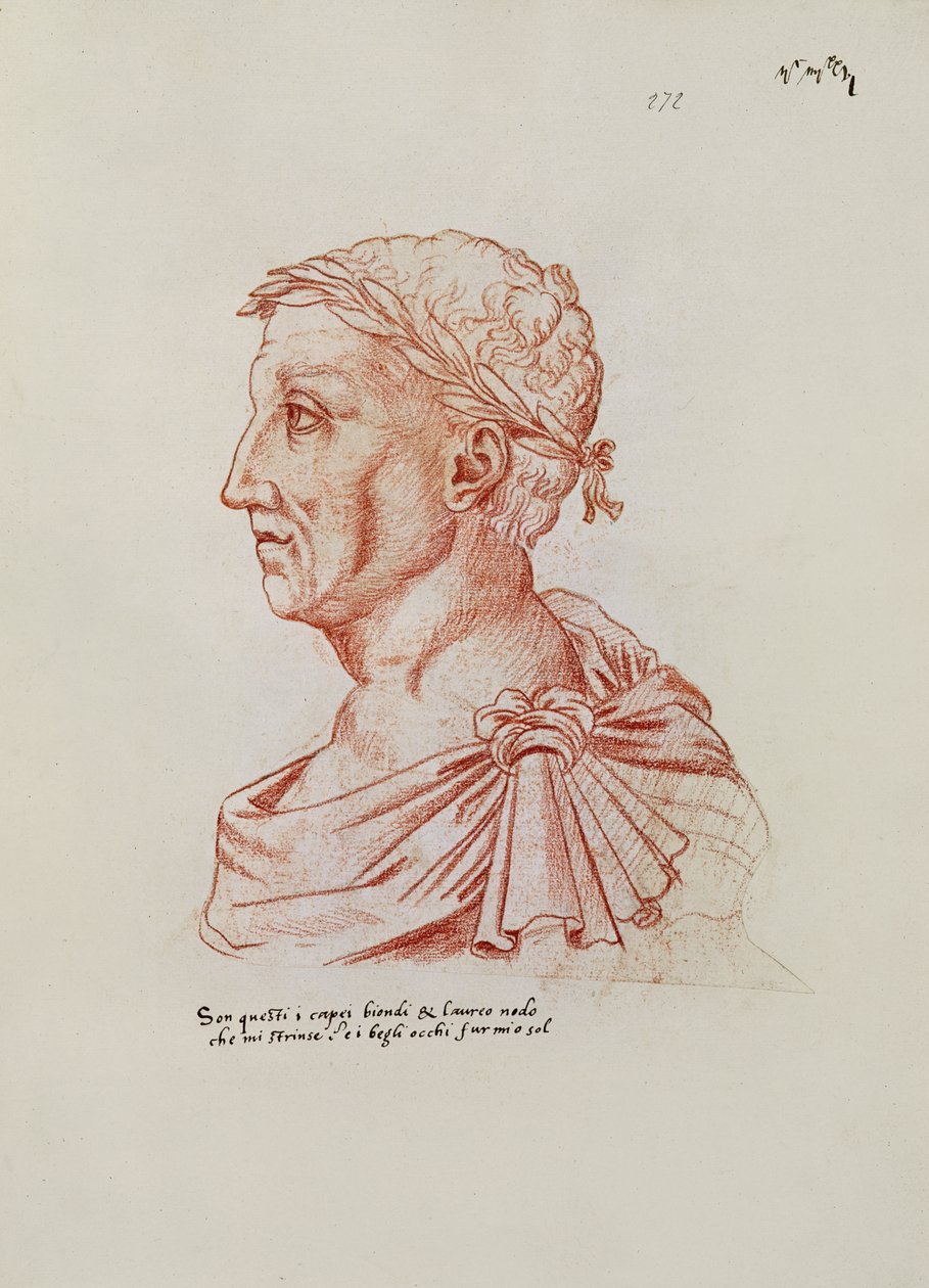 Ms.266 fol.271 v Petrarch (1304-74), kirjasta "Recueil d
