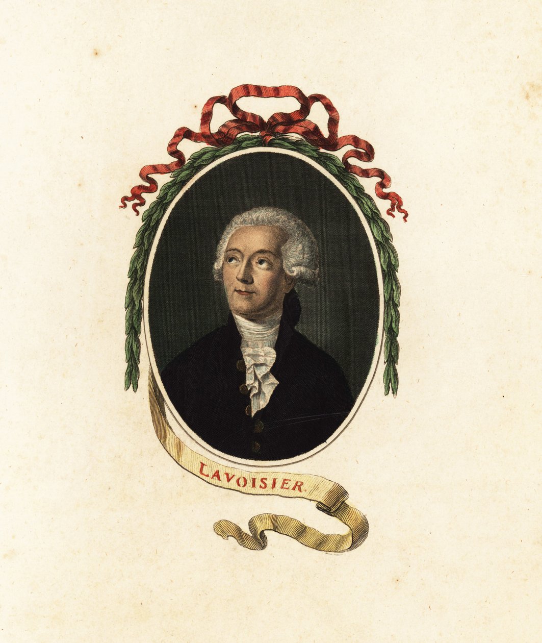 Antoine Lavoisier, ranskalainen kemisti, taloustieteilijä ja aatelismies. 1805 (kaiverrus) tekijältä Jacques Louis (after) David