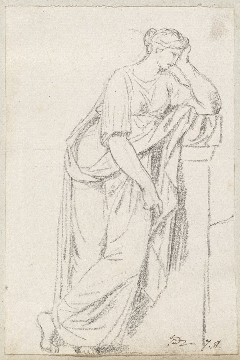 Muse Musien sarkofagista tekijältä Jacques Louis David