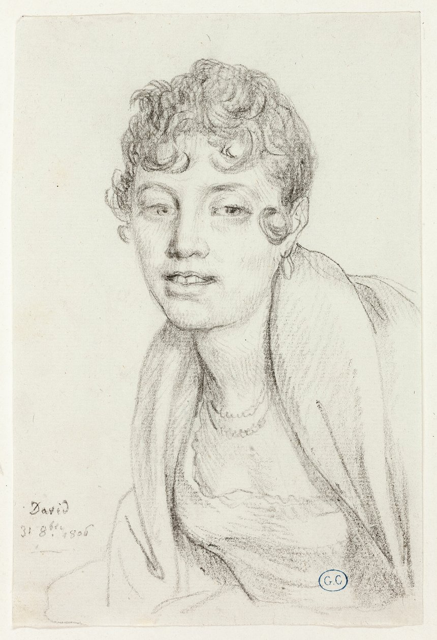 Angelique Mongezin rintakuva tekijältä Jacques Louis David