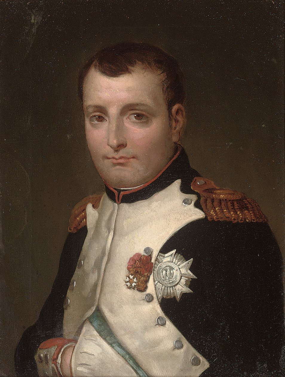 Yksityiskohta Napoleonista hänen työhuoneessaan Tuileries