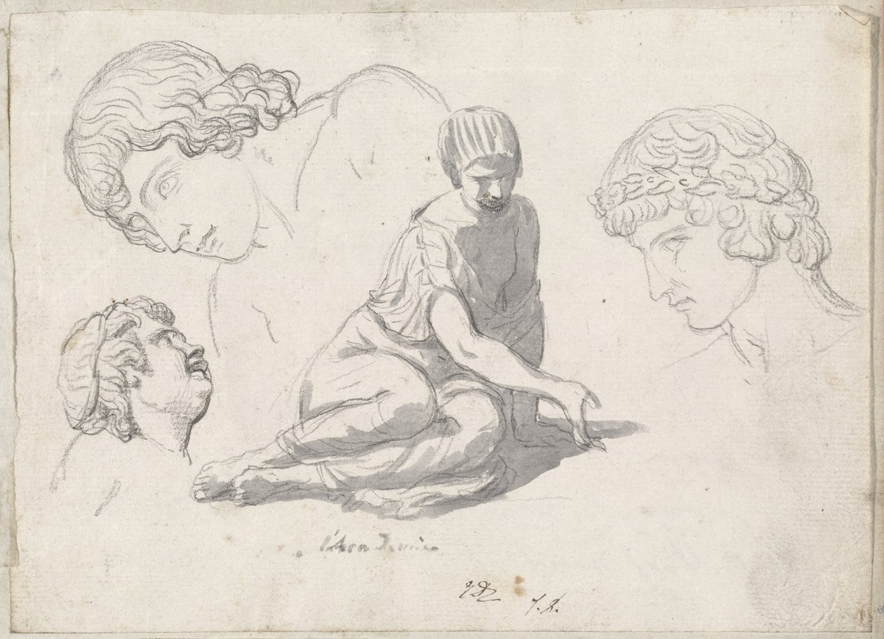 Nopanheittäjä ja muita tutkimuksia muinaisten veistosten jälkeen tekijältä Jacques Louis David