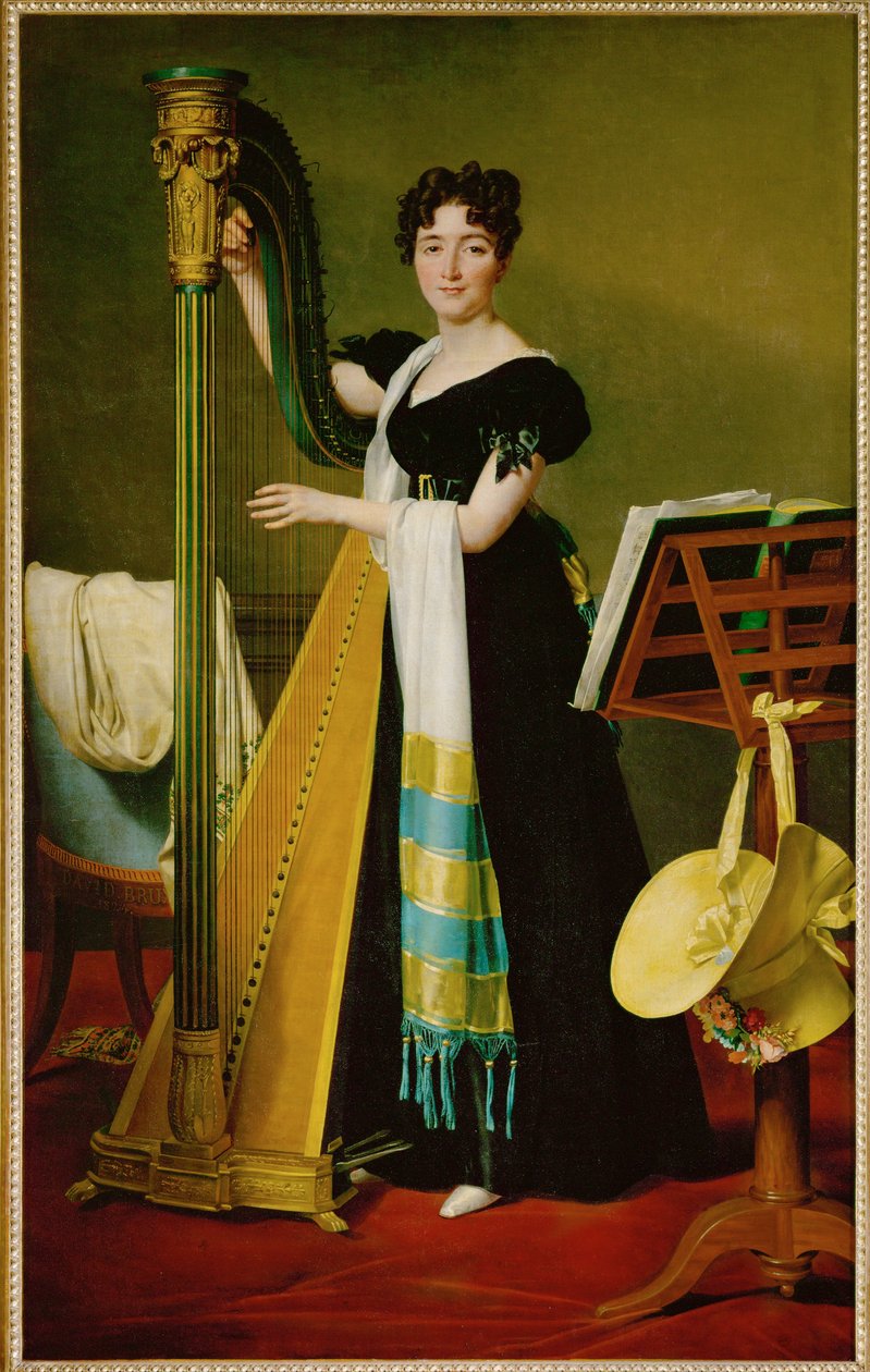 Juliette de Villeneuve, kuningatar Julien veljentytär, Joseph Bonaparten vaimo ... tekijältä Jacques Louis David