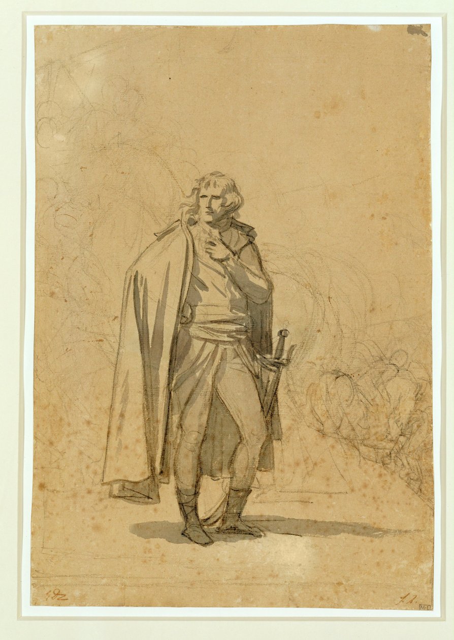 Le General Bonaparte debout ... tekijältä Jacques Louis David