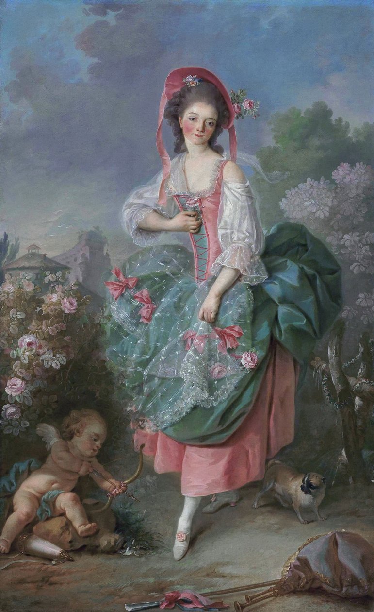 Mademoiselle Guimard kuin Terpsichore tekijältä Jacques Louis David