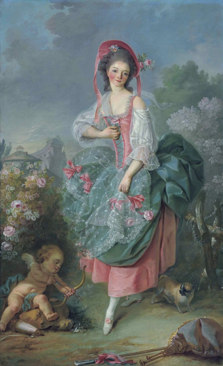 Mademoiselle Guimard kuin Terpsichore tekijältä Jacques Louis David