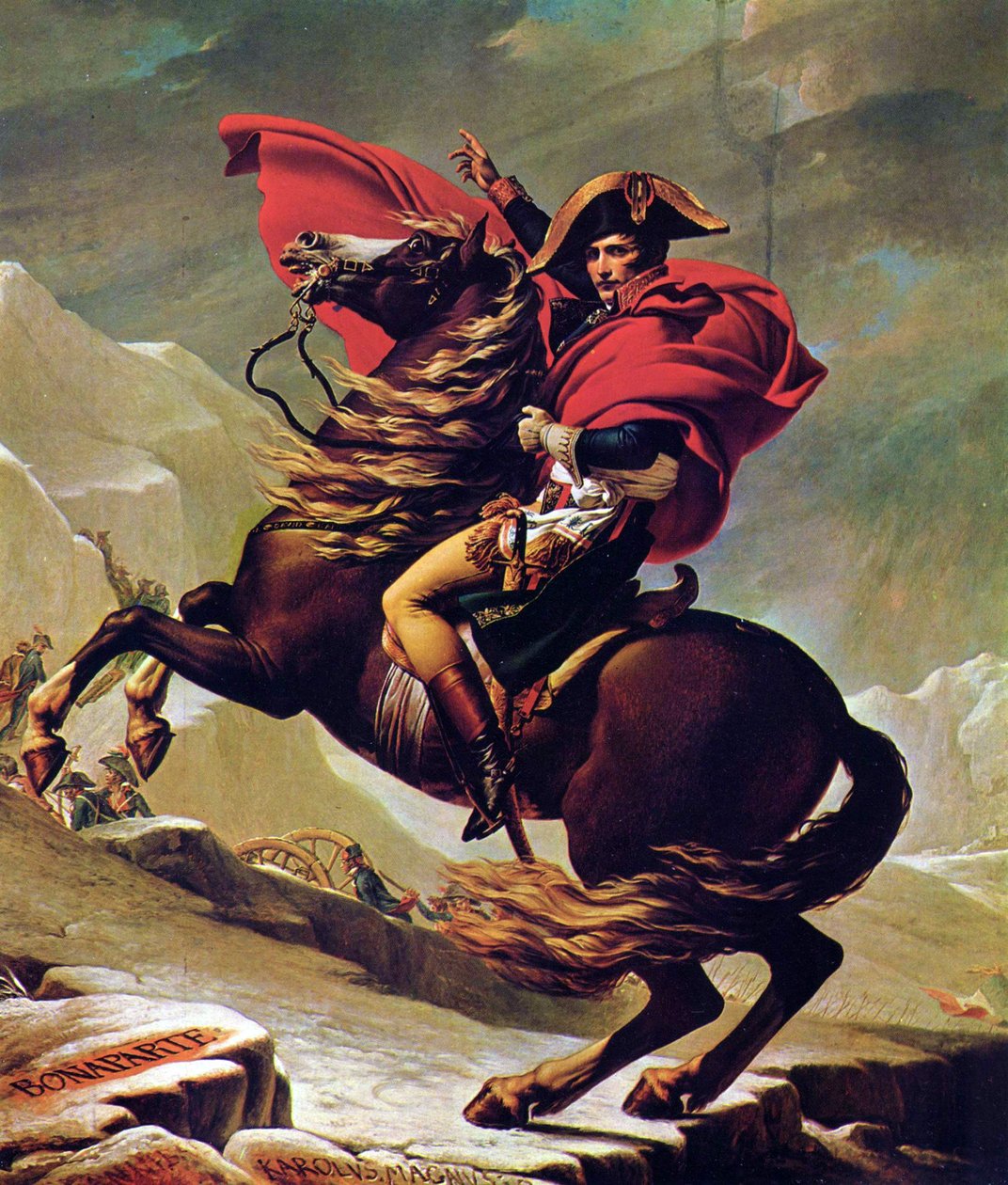 Napoleon Crossing lps tekijältä Jacques Louis David