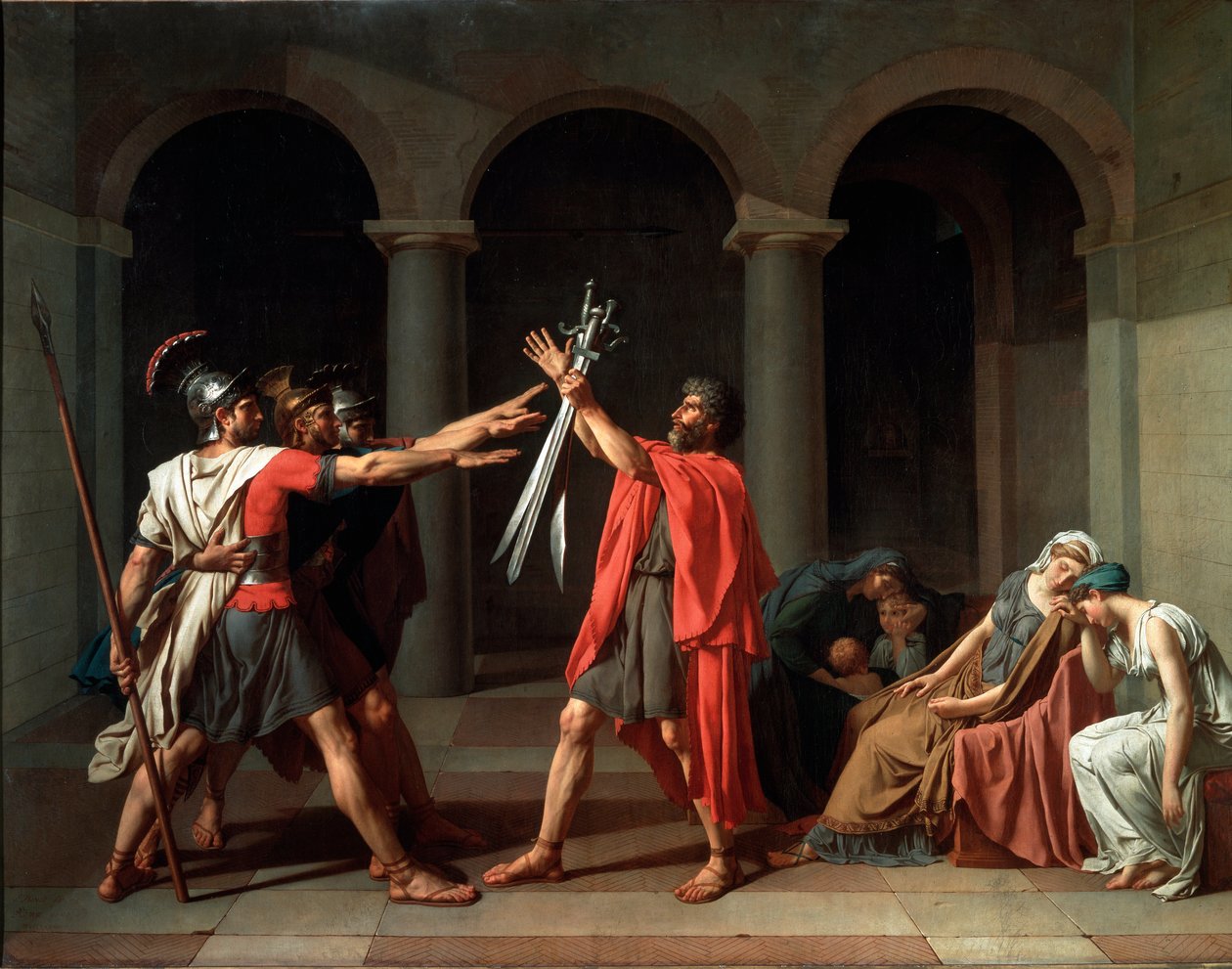 Horatiuksen vala tekijältä Jacques Louis David