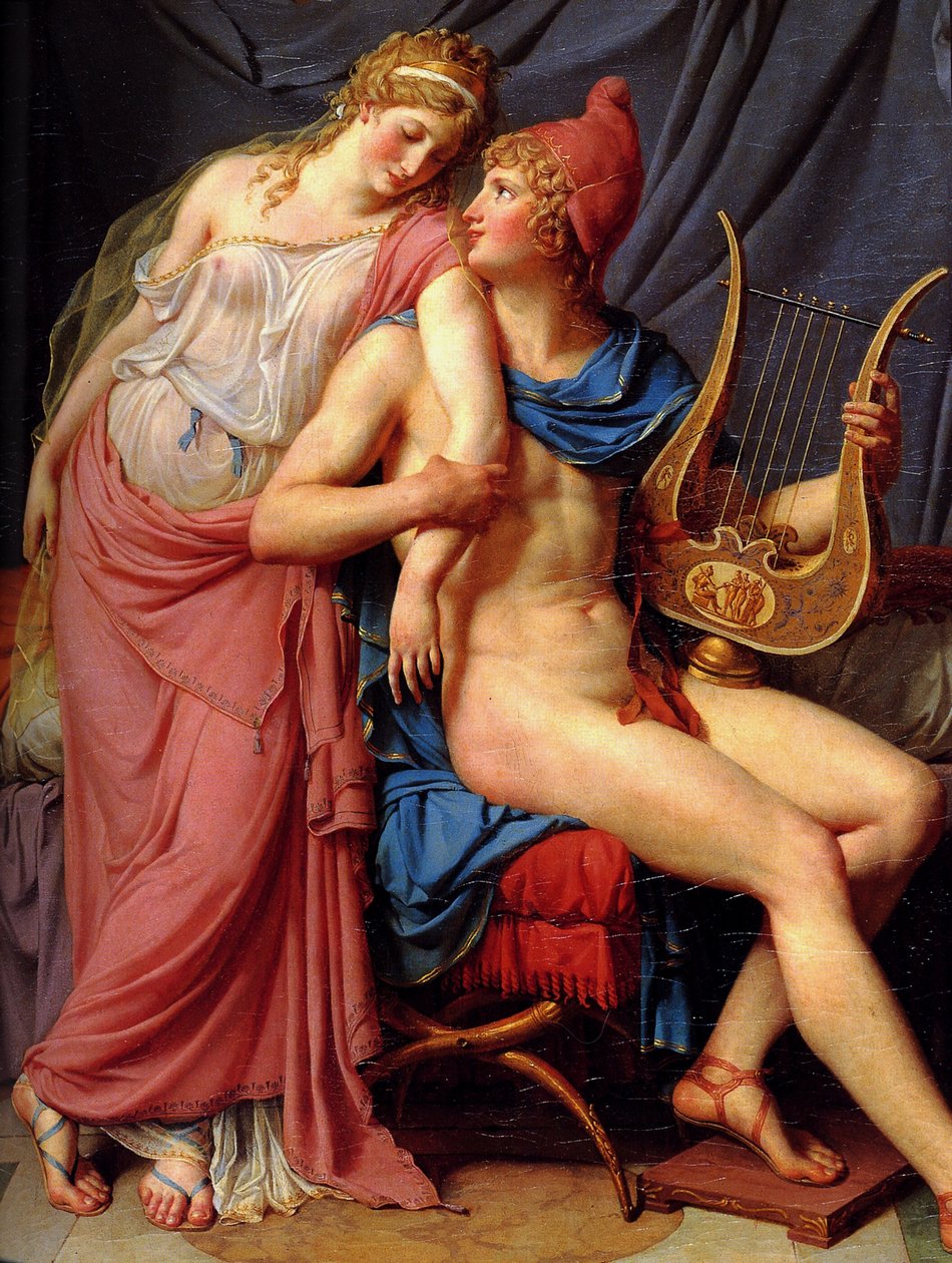 Paris ja Helen tekijältä Jacques Louis David