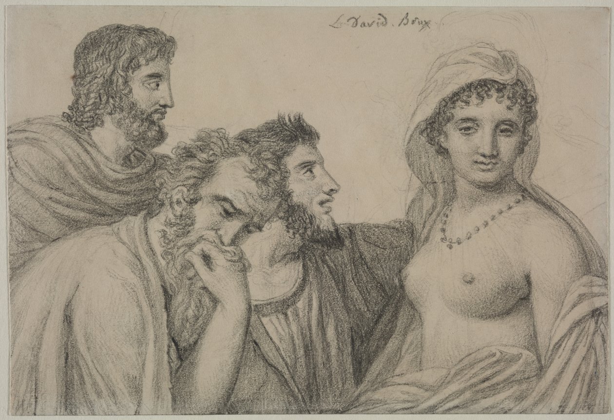 Phryné Tuomareidensa edessä tekijältä Jacques Louis David