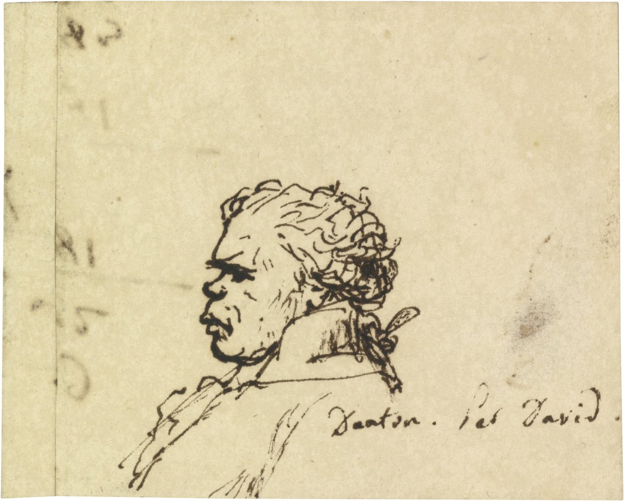 Georges Jacques Dantonin muotokuva 1759-1794 tekijältä Jacques Louis David