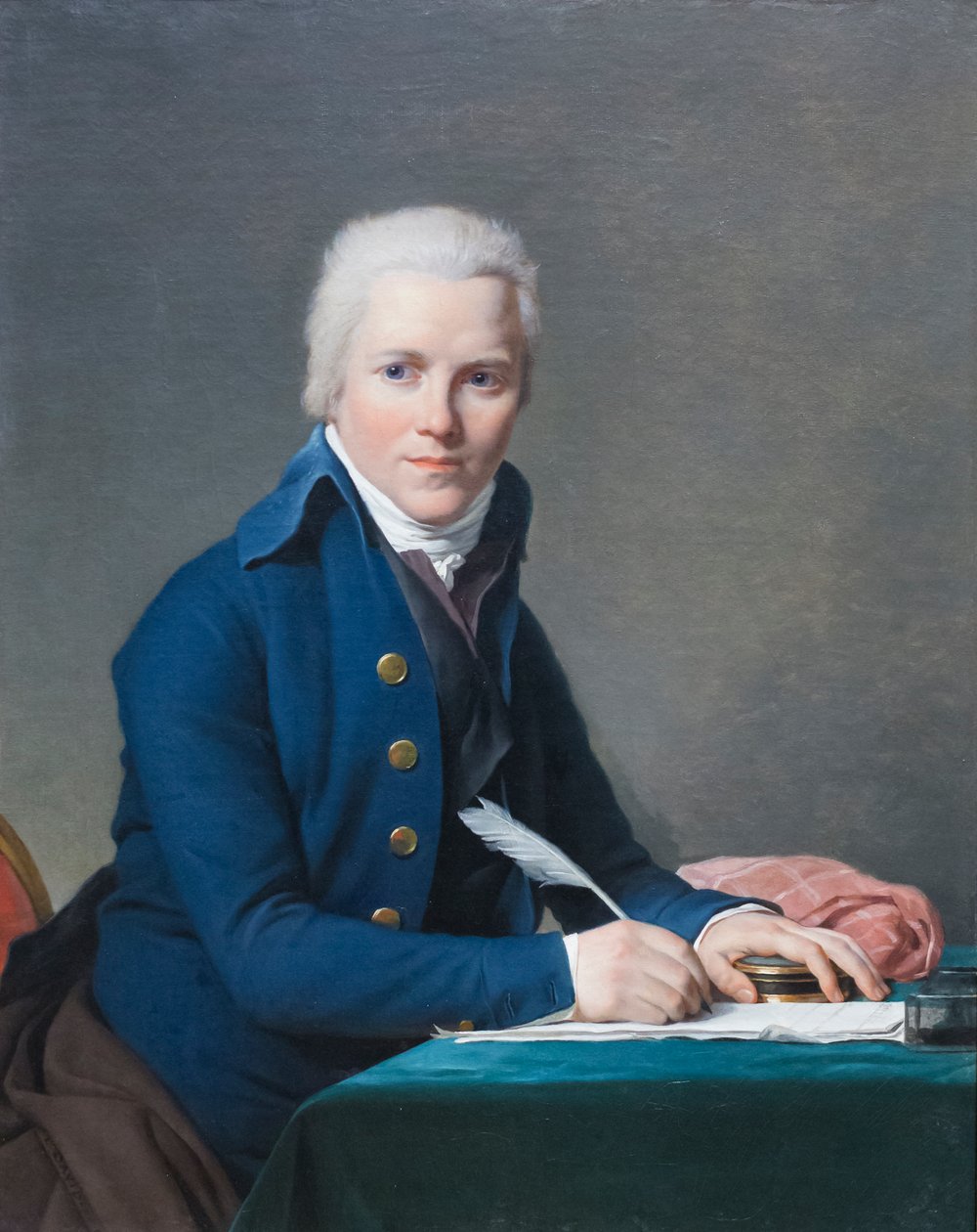 Jacobus Blauwin muotokuva tekijältä Jacques Louis David