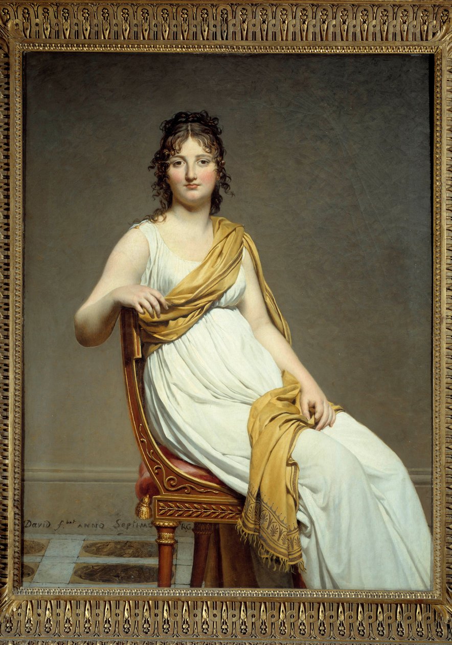 Madame Raymond Verninacin (1780-1827) muotokuva Eugene Delacroix