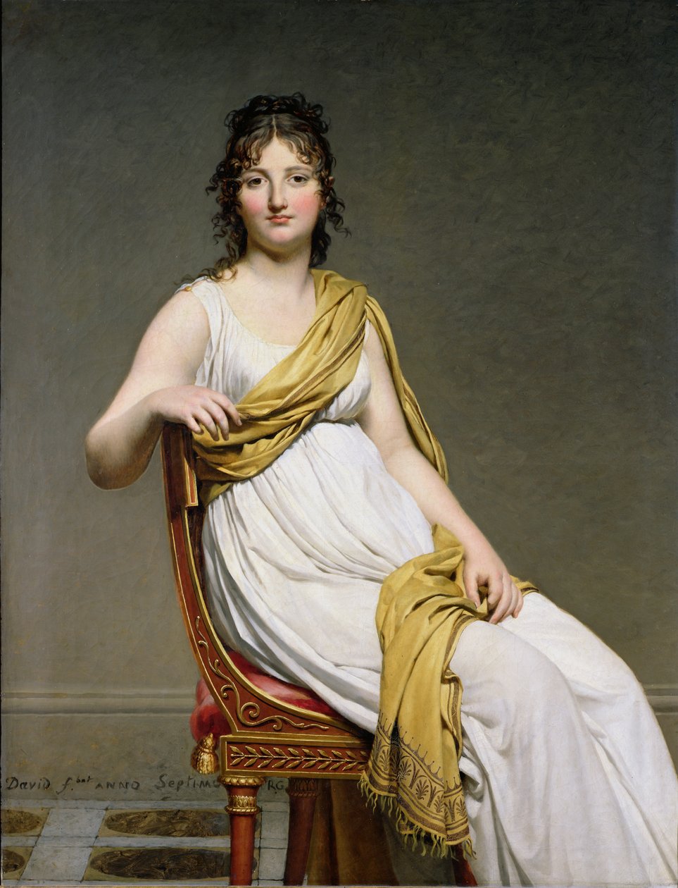 Madame Raymond de Verninacin (1780-1827) muotokuva 1798-99 tekijältä Jacques Louis David