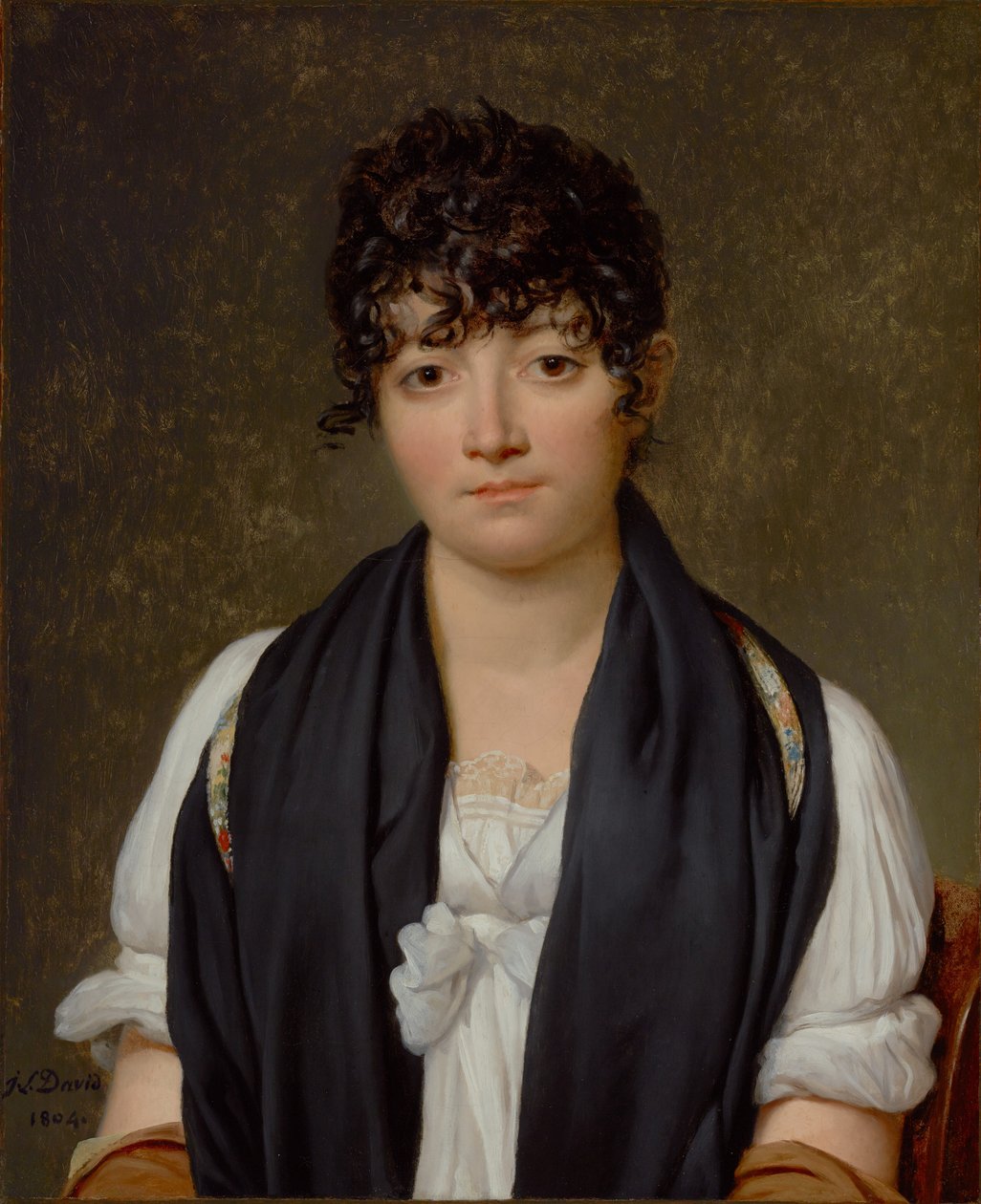 Suzanne Le Peletier de Saint-Fargeaun muotokuva tekijältä Jacques Louis David