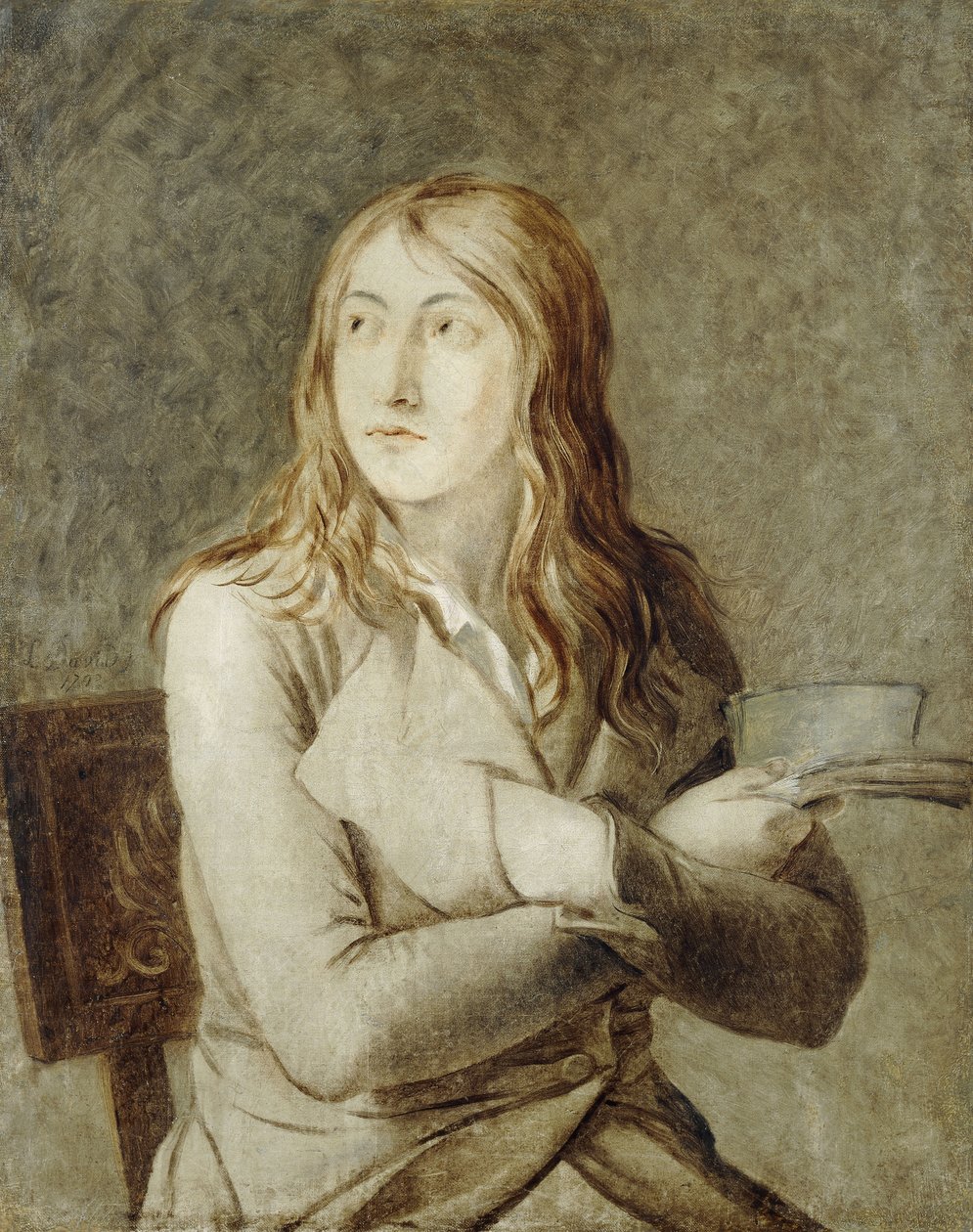 Nuoren miehen muotokuva; Nuoren miehen muotokuva, 1793 tekijältä Jacques Louis David