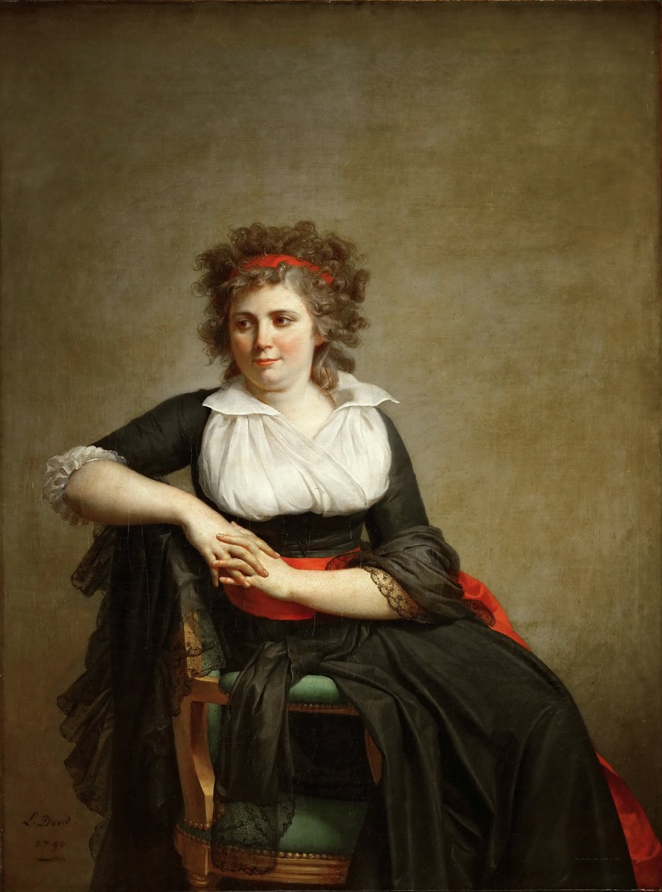 Robertine Tourteau, Marquise dOrvilliers 1772-1862 tekijältä Jacques Louis David