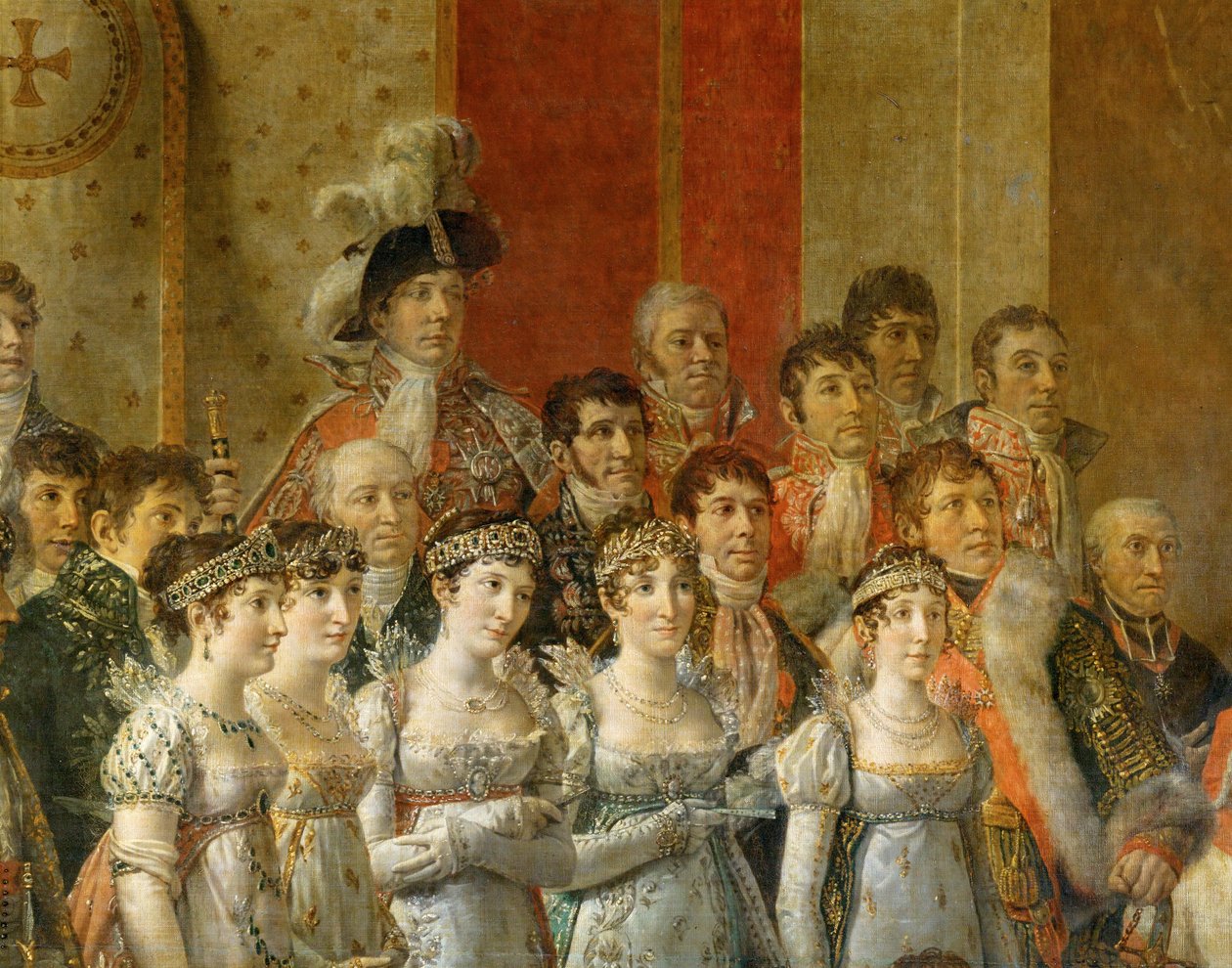 Napoleonin kruunajaiset Notre-Damessa ... tekijältä Jacques Louis David