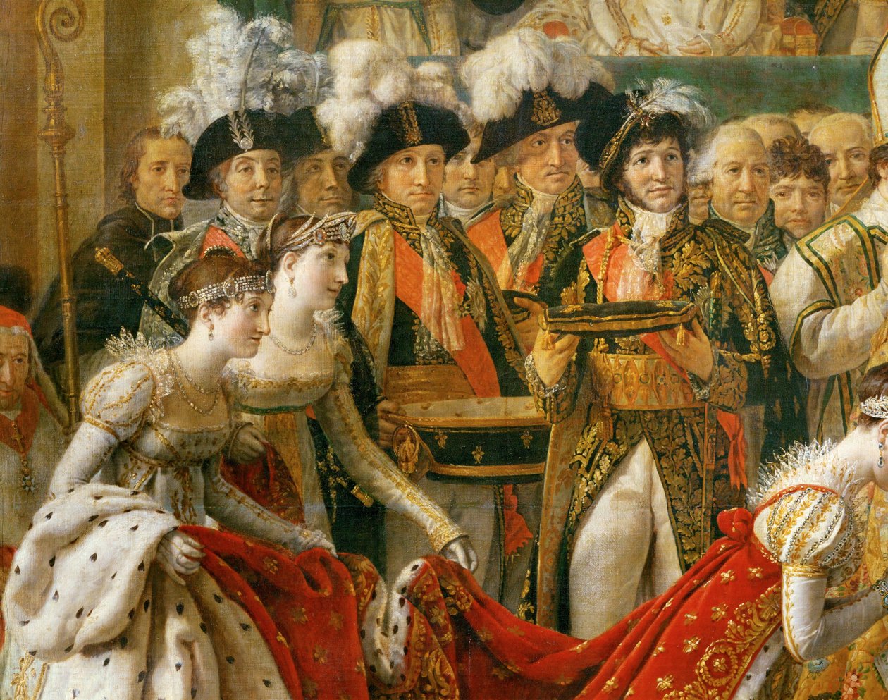 Napoleonin kruunajaiset Notre-Damessa ... tekijältä Jacques Louis David