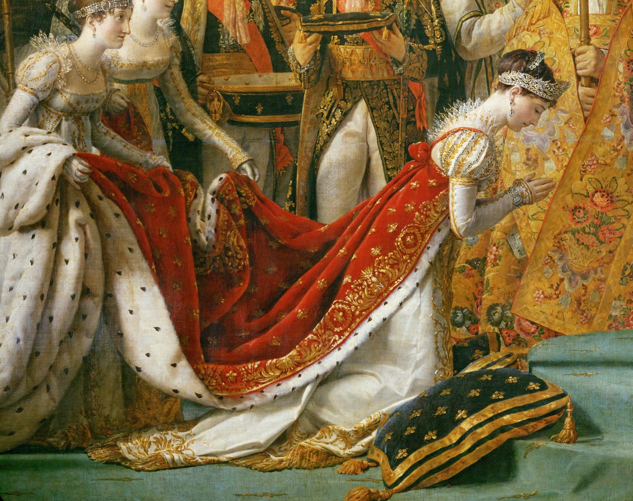 Napoleonin kruunajaiset Notre-Damessa ... tekijältä Jacques Louis David