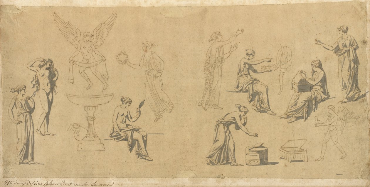 Studies of Classical Women, Eros tekijältä Jacques Louis David