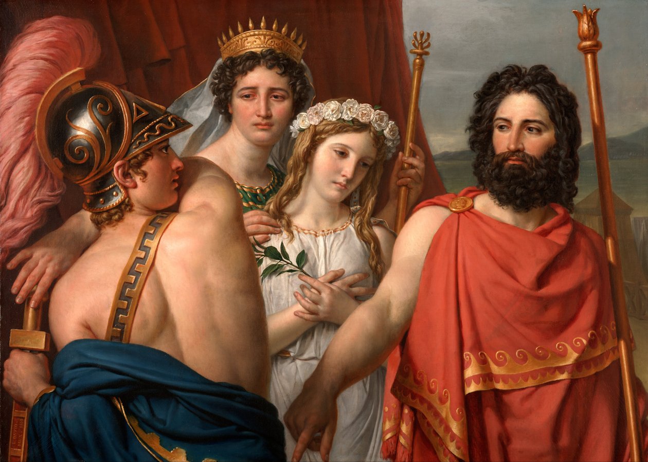 Akhilleuksen viha tekijältä Jacques Louis David