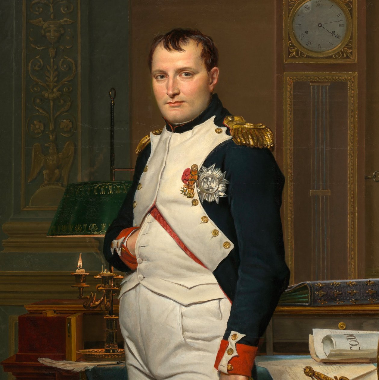 Keisari Napoleon työhuoneessaan Tuileries