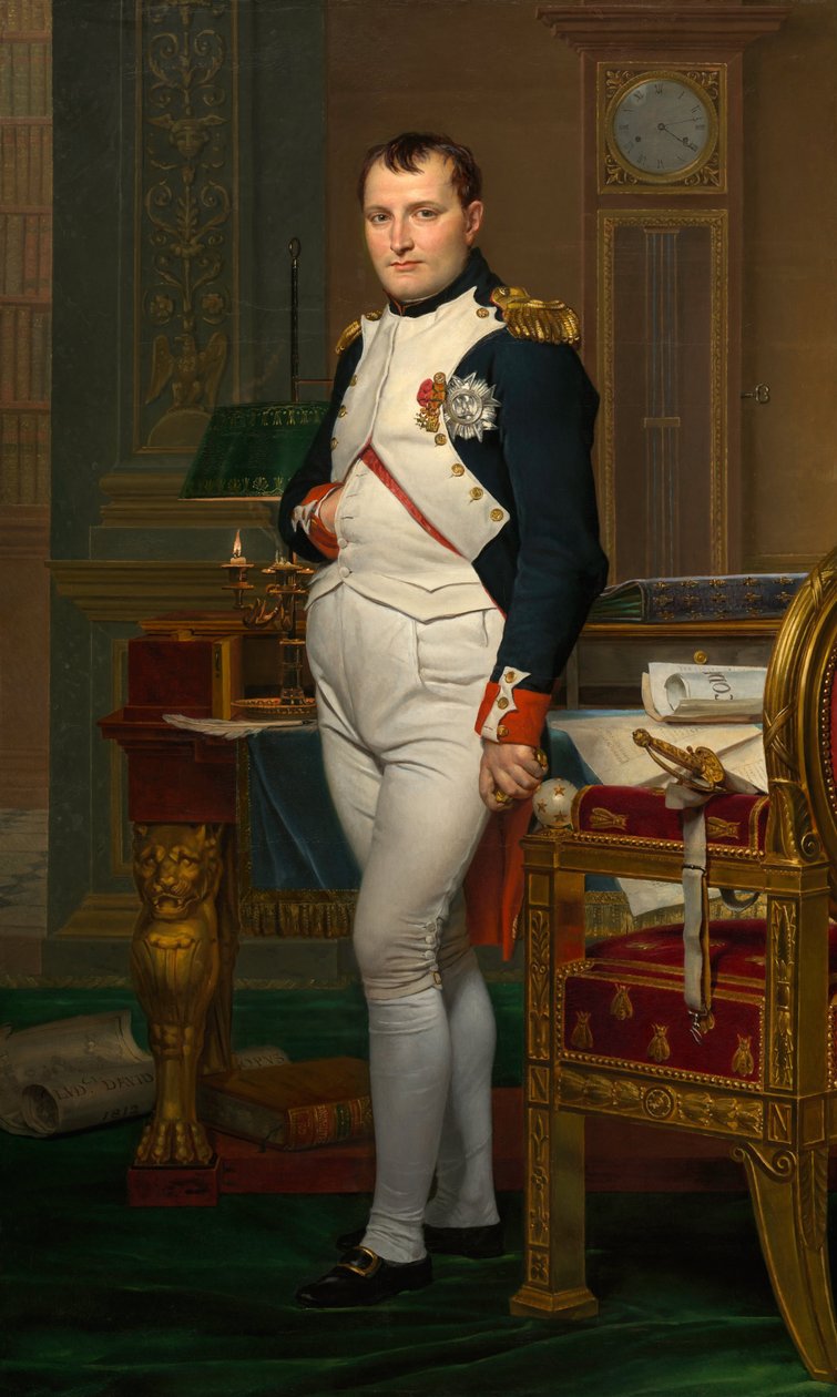 Keisari Napoleon työhuoneessaan Tuileries