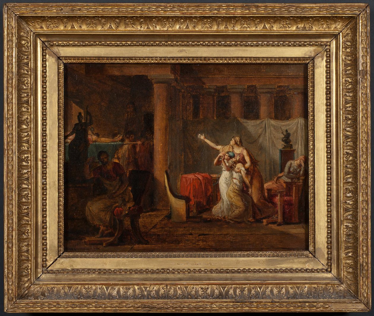 Liktorit palauttavat Brutukselle hänen poikiensa ruumiit. Tutkielma tekijältä Jacques Louis David