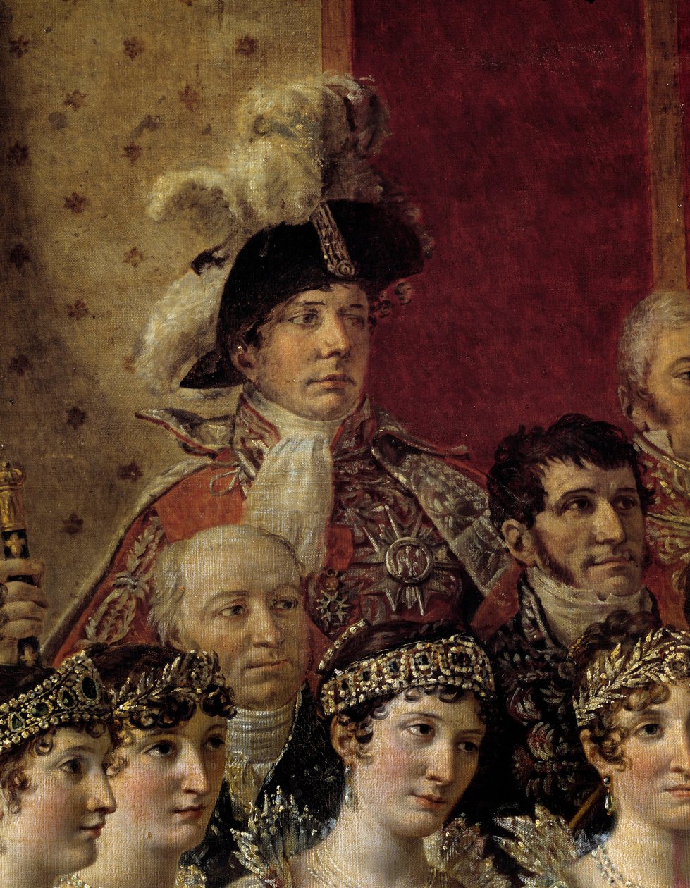 Napoleonin riitti. Yksityiskohta Pauline Bonapartesta (prinsessa Borghese tekijältä Jacques Louis David