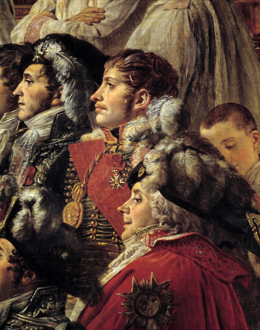 Napoleonin riitti. Yksityiskohta Auguste Jean-Gabriel de Caulaincourtista (1777-1809), Eugene Rose de Beauharnais
