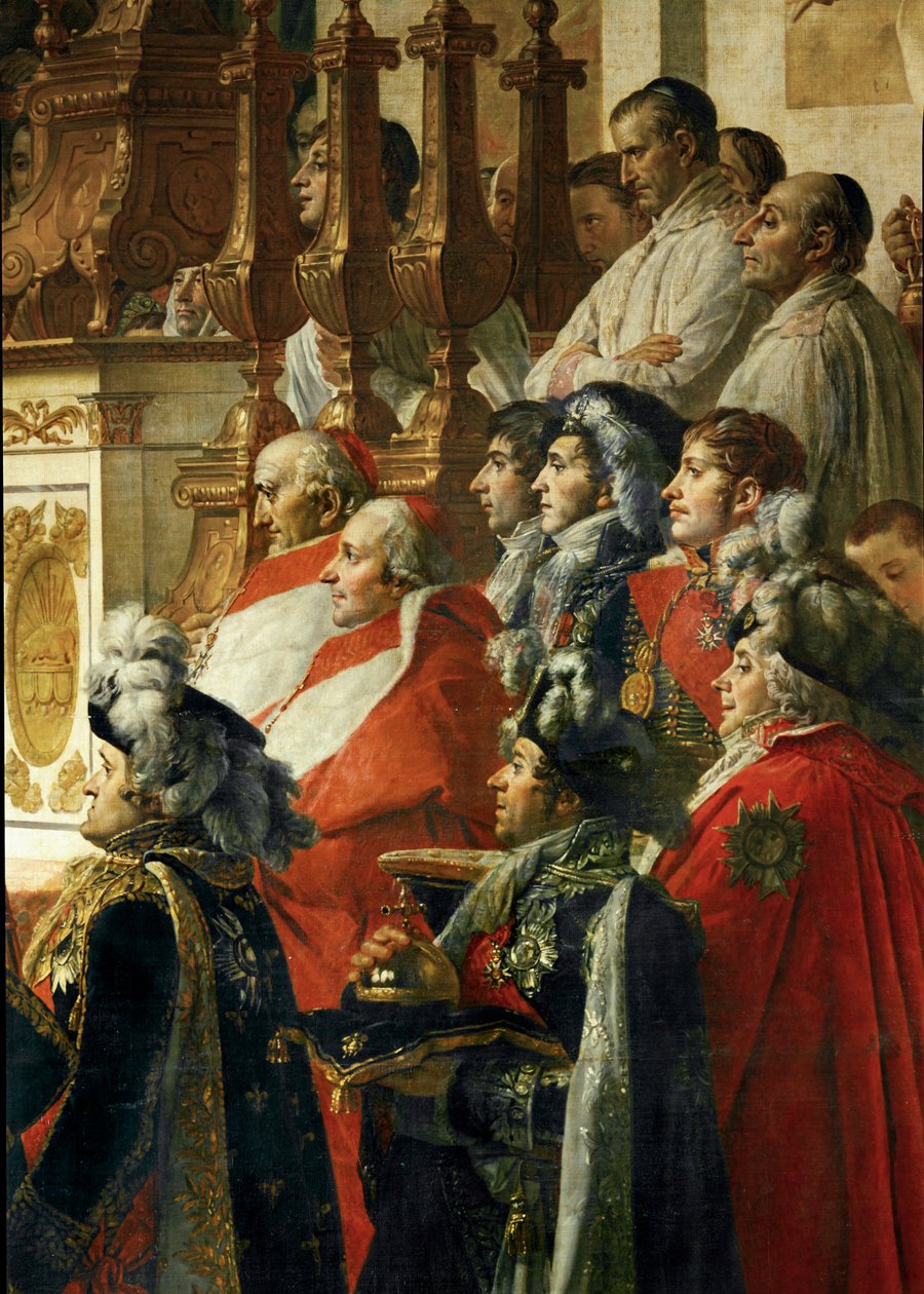 Keisari Napoleon I Bonaparten kruunajaiset ... tekijältä Jacques Louis David