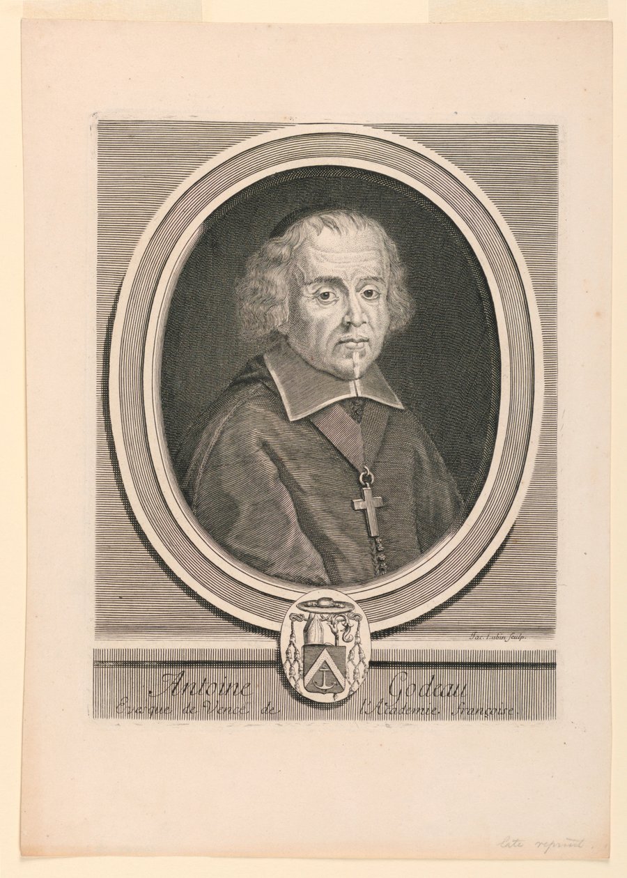 Antoine Godeaun muotokuva (1605-1672) tekijältä Jacques Lubin