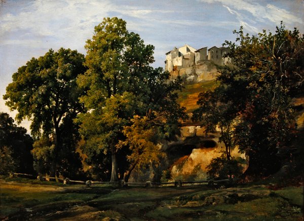 Maisema, näkymä Marinoon, 1826 tekijältä Jacques Raymond Brascassat