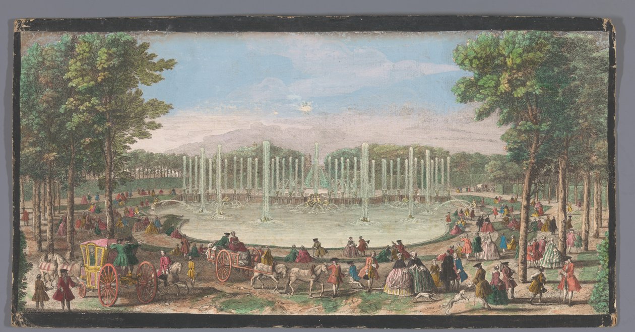 Näkymä Bassin de Neptune -vuorelle Versailles