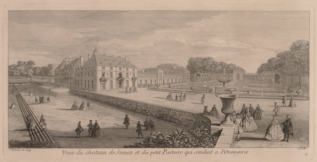 Chateau ja Garden of Seaux tekijältä Jacques Rigaud