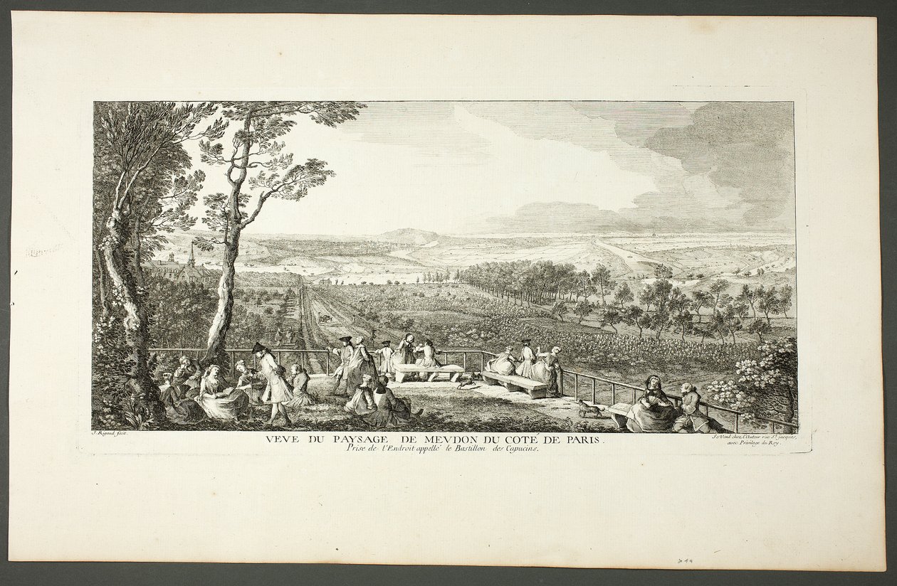 Vista del paisatge de Meudon cap a Parisfinnish tekijältä Jacques Rigaud