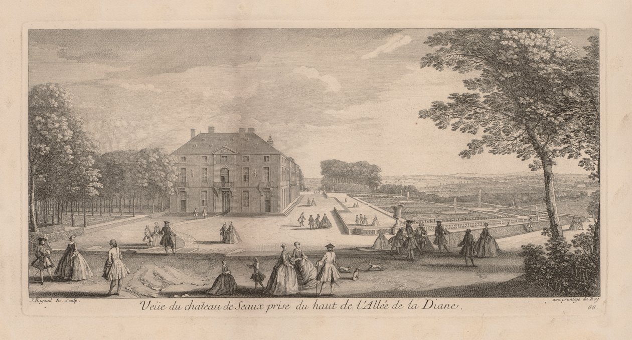 Näkymä Chateau de Seaux