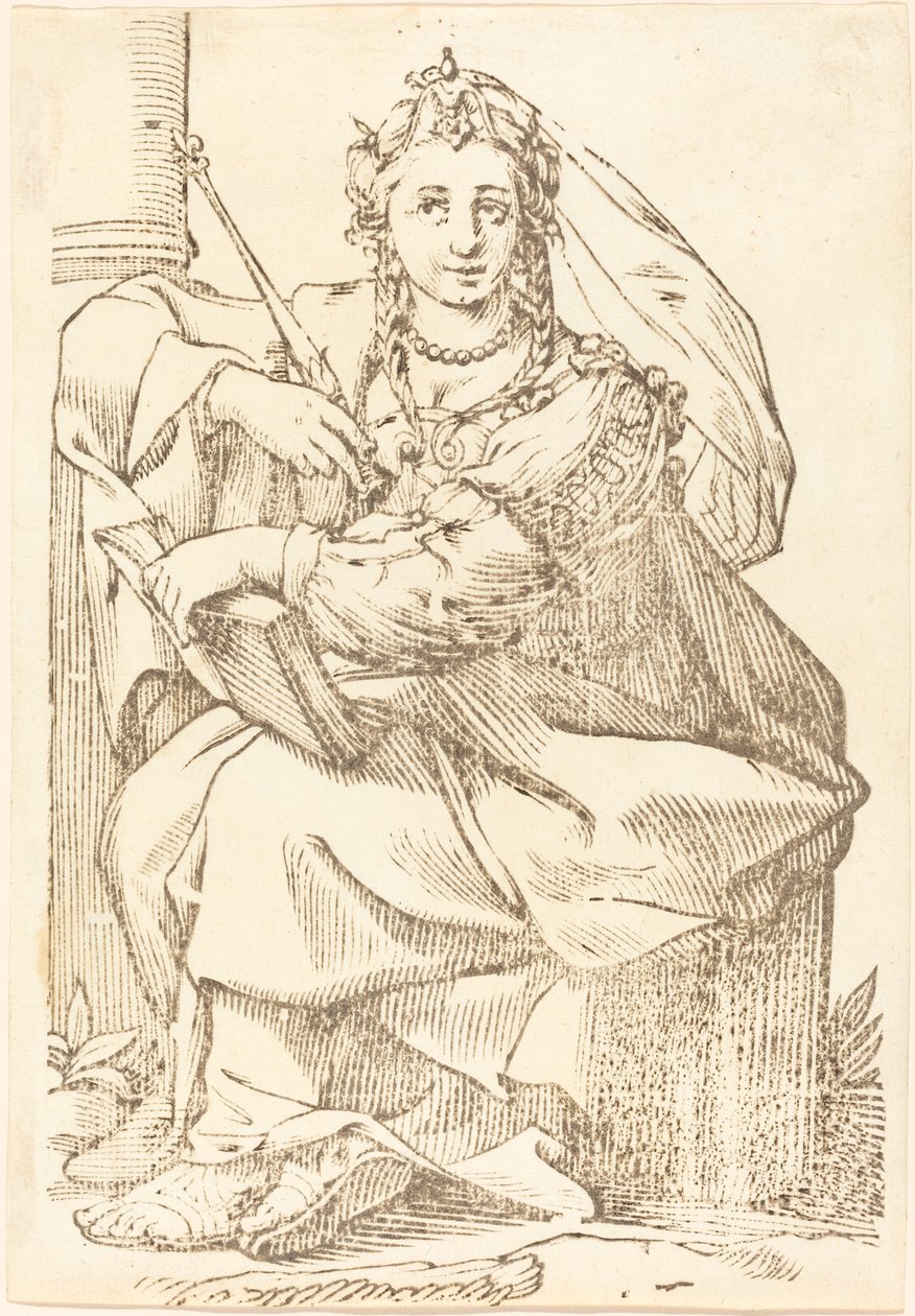 Fryygialainen Sibyl tekijältä Jacques Stella