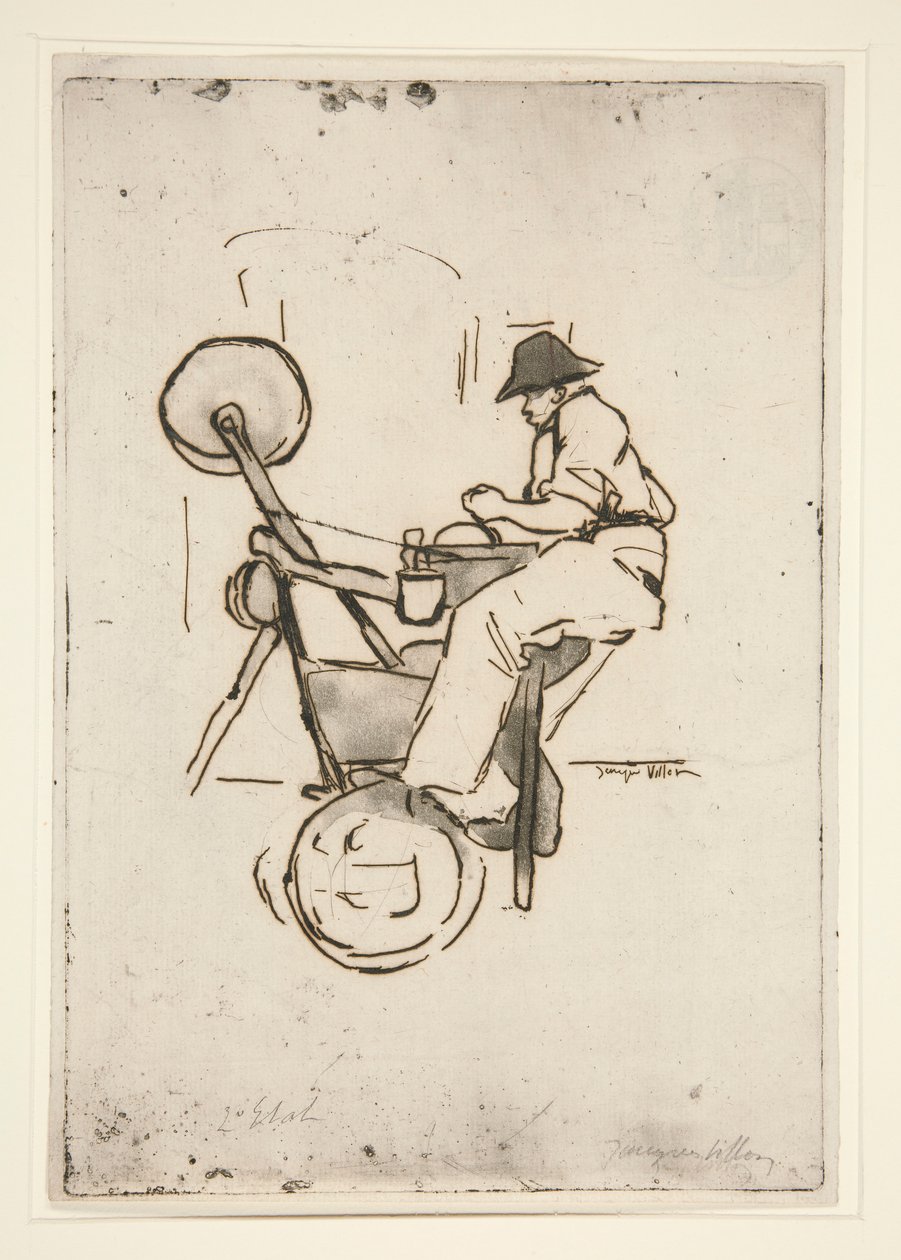 Le r?mouleur (veitsimylly) tekijältä Jacques Villon