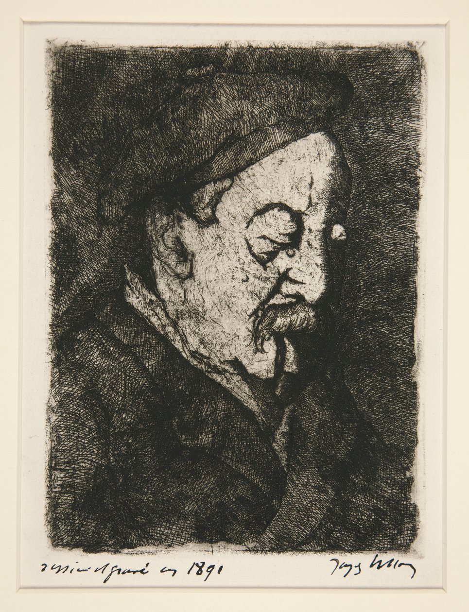 Taidemaalari-painograafikko Emile Nicollen muotokuva (maalari-painograafikko Emile Nicollen muotokuva) tekijältä Jacques Villon