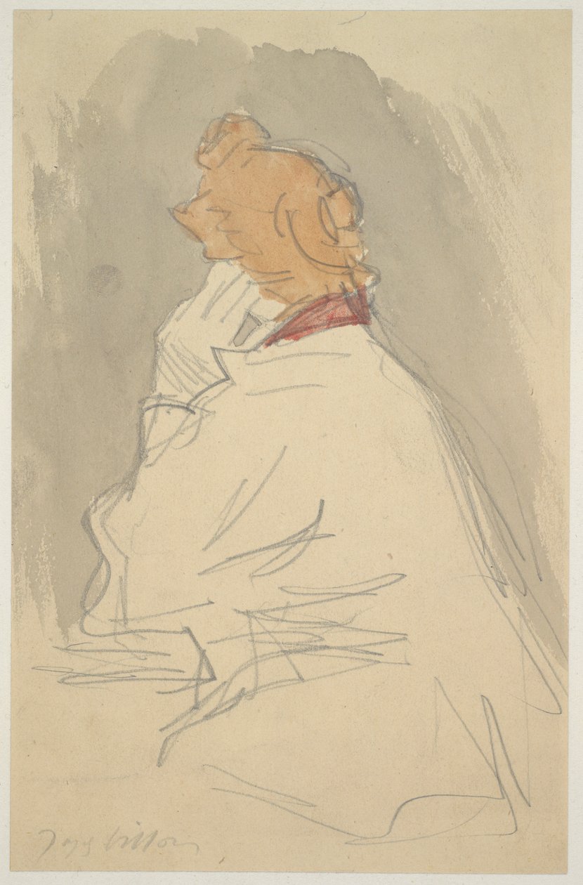 Istuva nainen tekijältä Jacques Villon