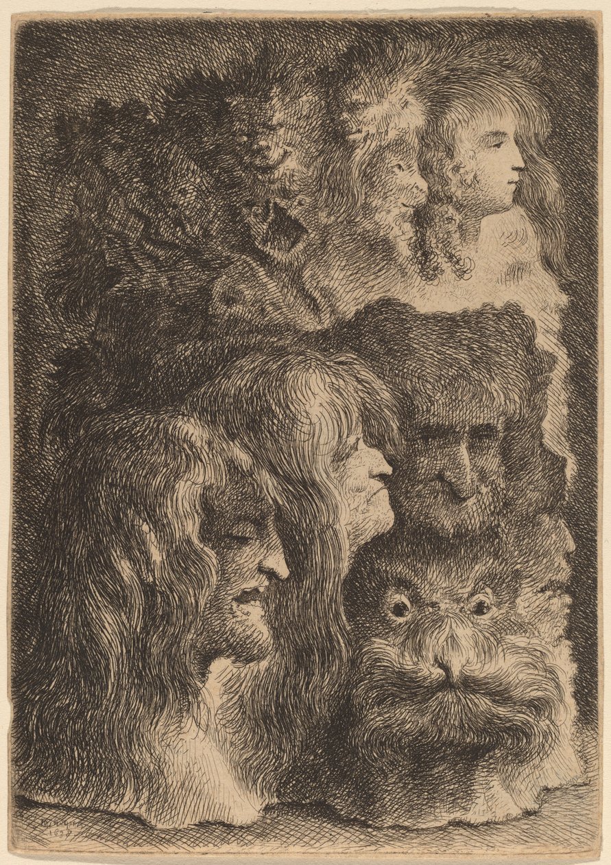 Fantastiset päät tekijältä Jacques de Gheyn III
