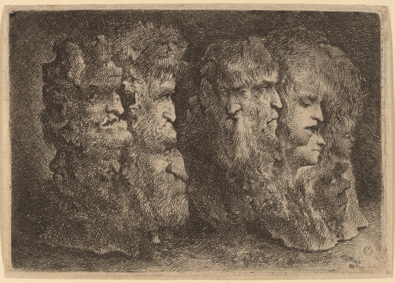 Groteski päät tekijältä Jacques de Gheyn III