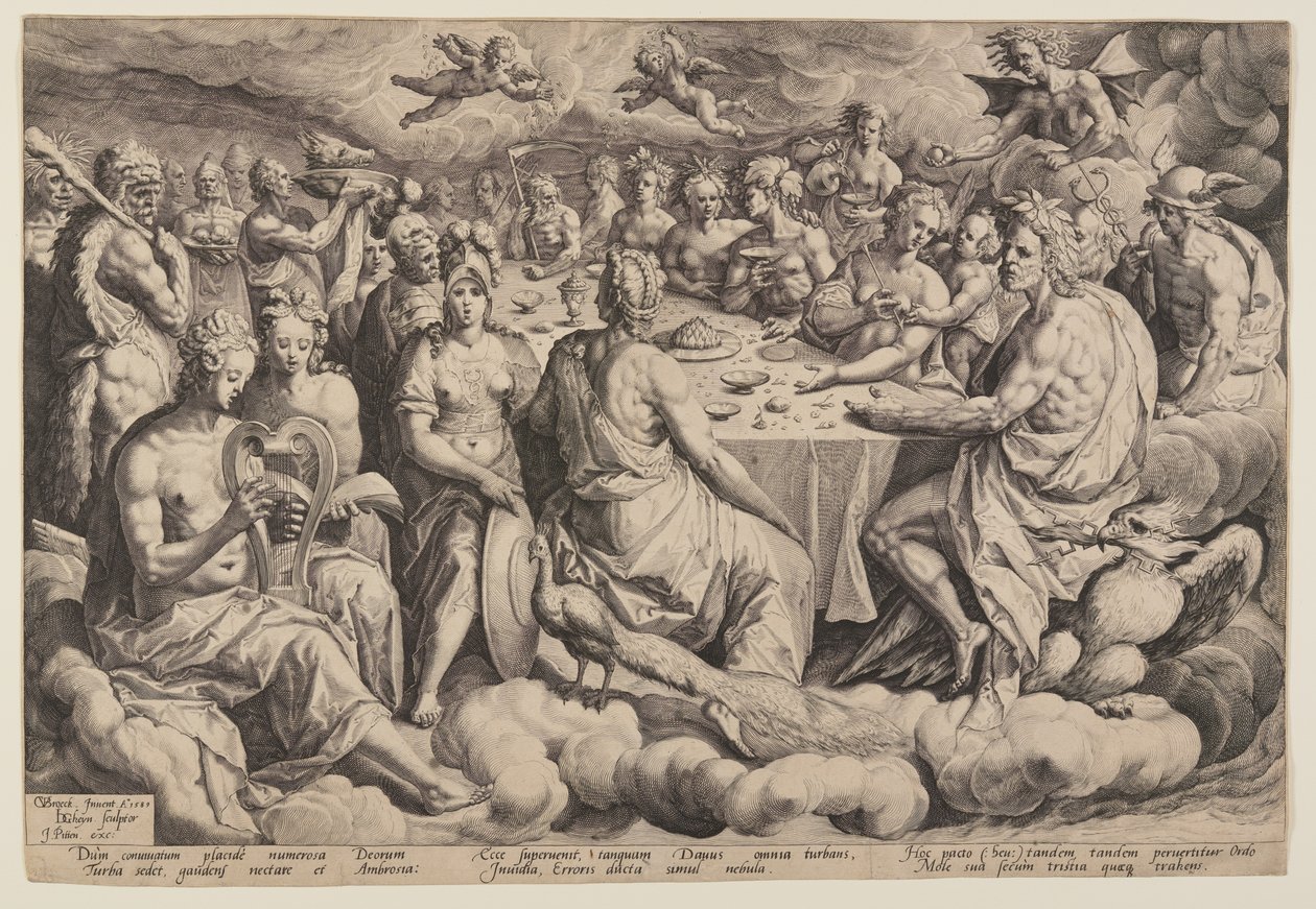 Jumalten juhla-ateria tekijältä Jacques de Gheyn II