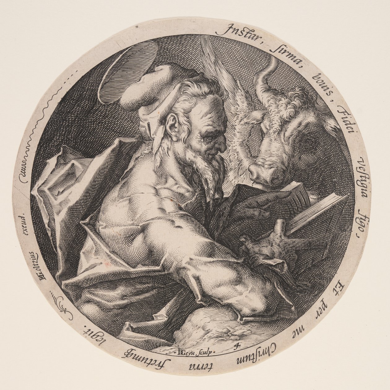 Luukas, evankelistoista tekijältä Jacques de Gheyn II