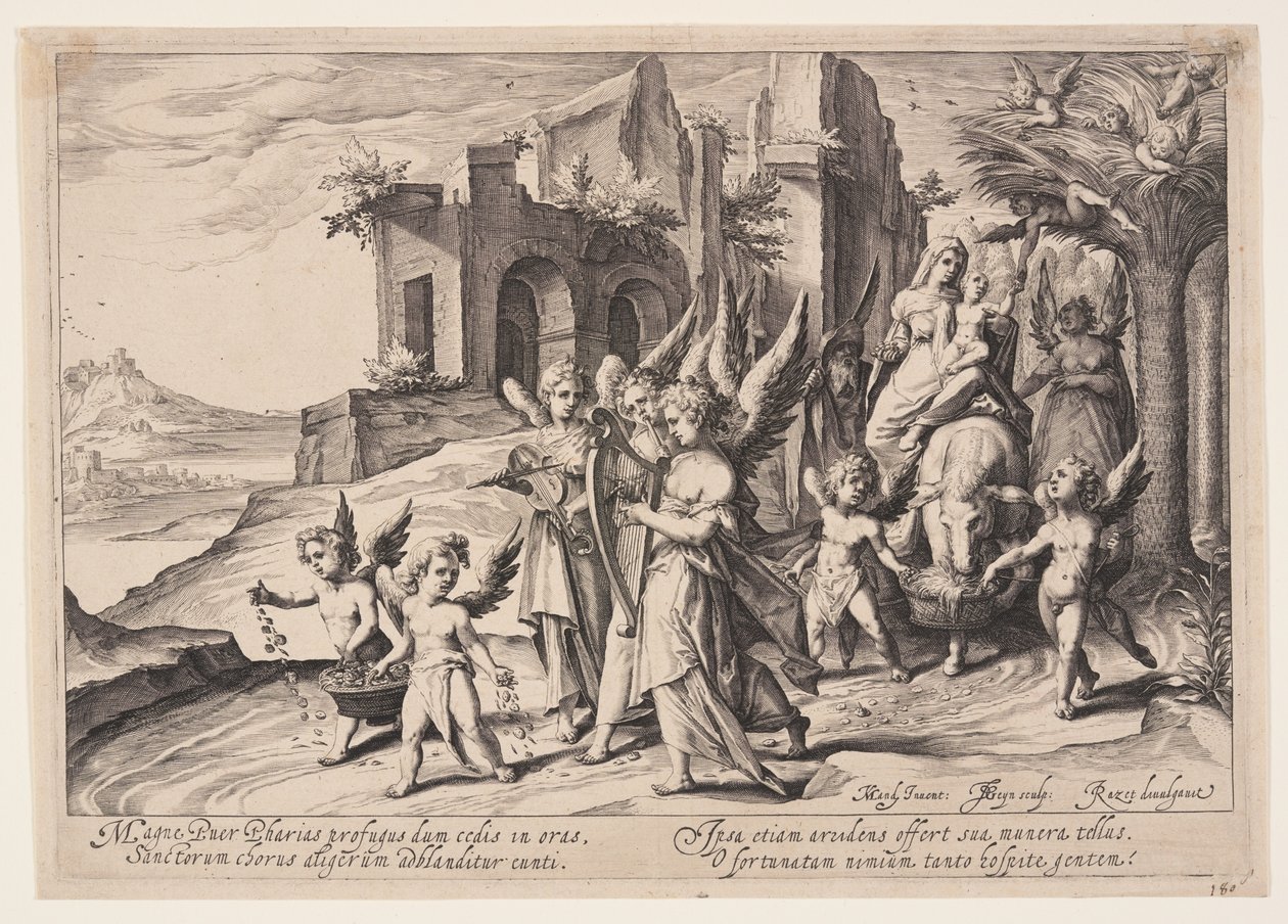 Paluu Egyptin pakomatkalta tekijältä Jacques de Gheyn II