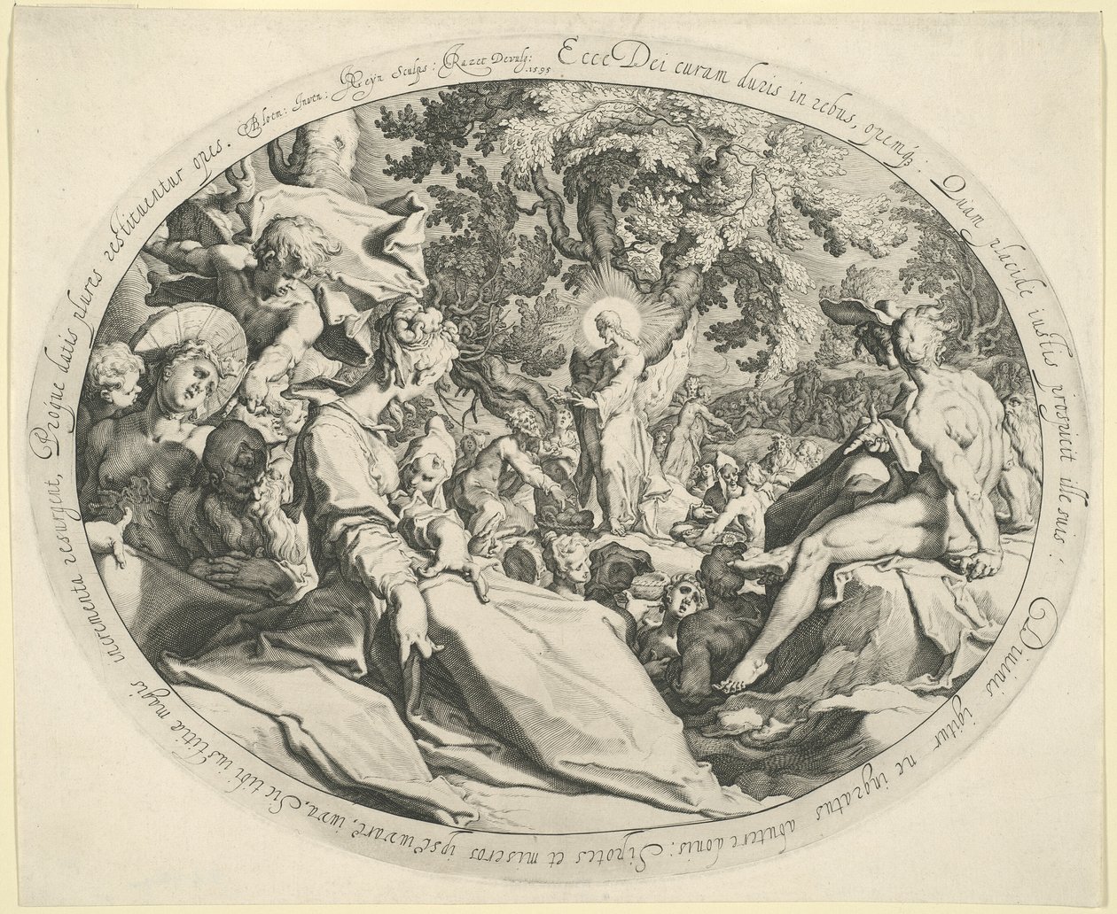 Viiden leivän ihme tekijältä Jacques de Gheyn II