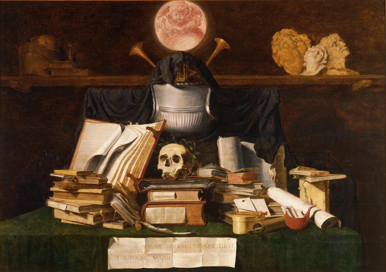 Vanitas asetelma tekijältä Jacques de Gheyn II